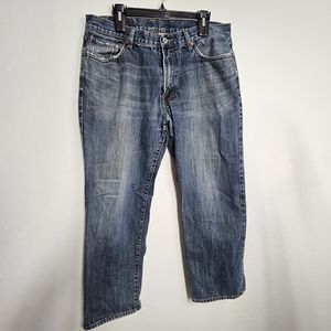 Men's Lucky brand 36 short inseam wide leg jeans